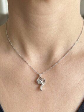 XL16 – The Treble Clef Necklace 1 CT Moissanite | S925 Sterling Silver